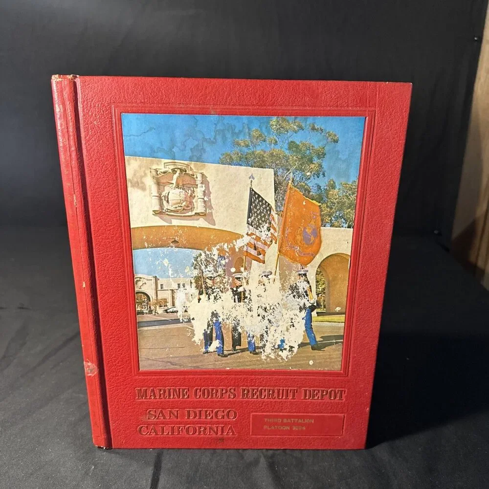 Vintage '82 U.S. Marine Corps Recruit Depot San Diego 3rd Battalion Platoon 3094